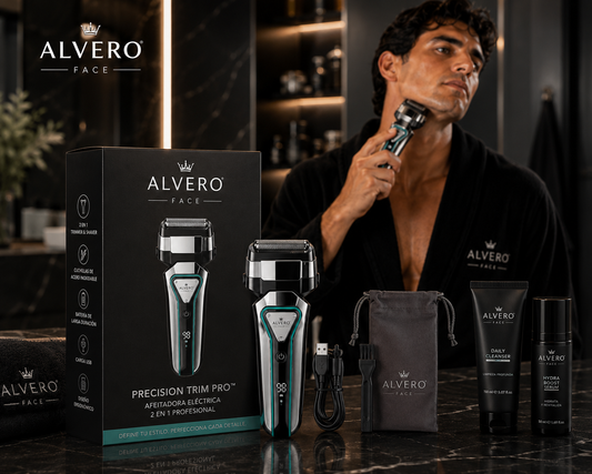 ALVERO FACE Precision Trim Pro™ (2 en 1 Trimmer + Shaver)