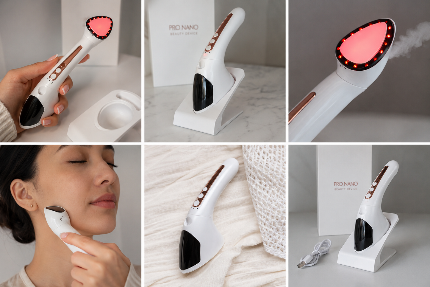Dispositivo Lifting Pro-Nano: La revolución de tu rutina facial 4 en 1