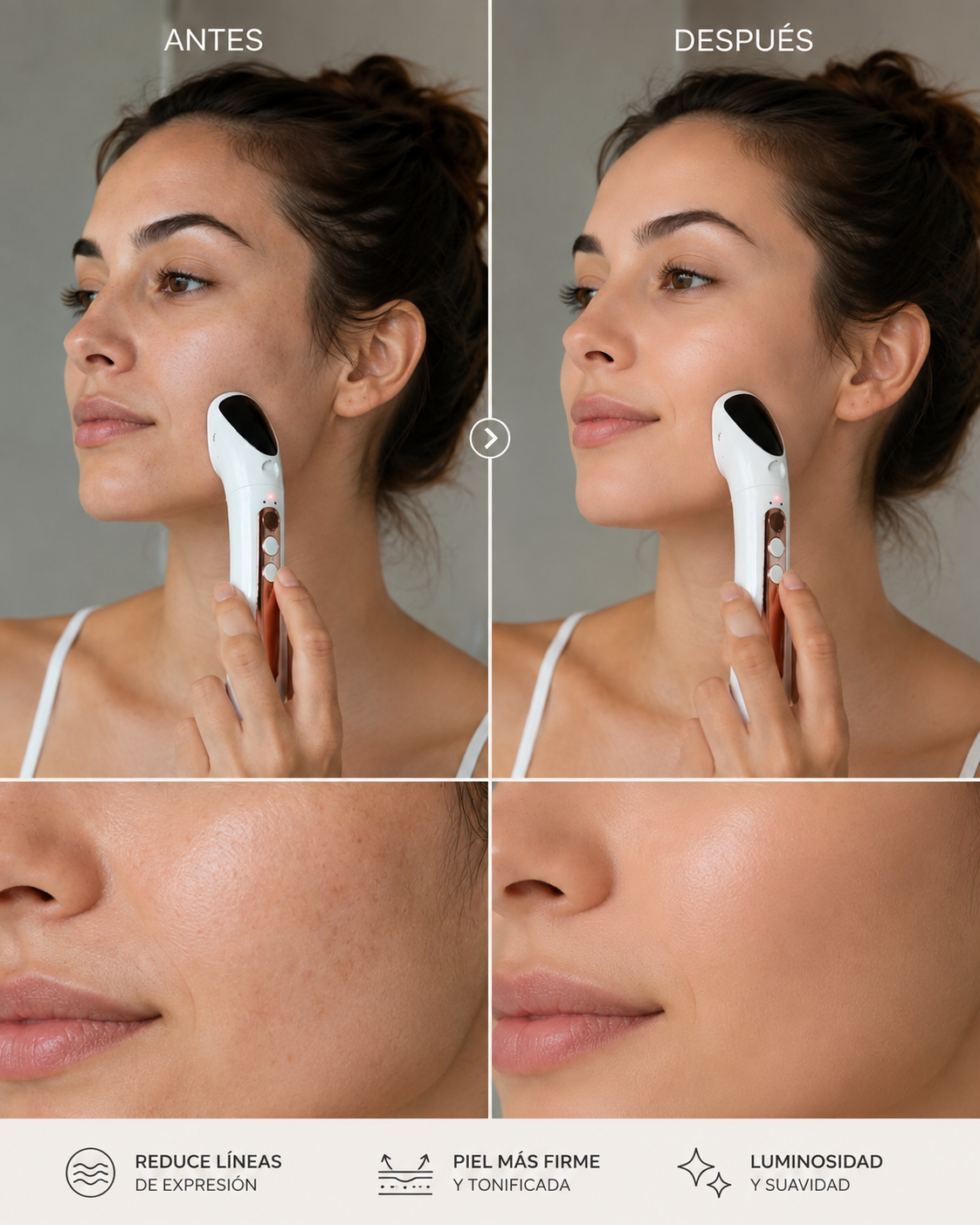 Dispositivo Lifting Pro-Nano: La revolución de tu rutina facial 4 en 1