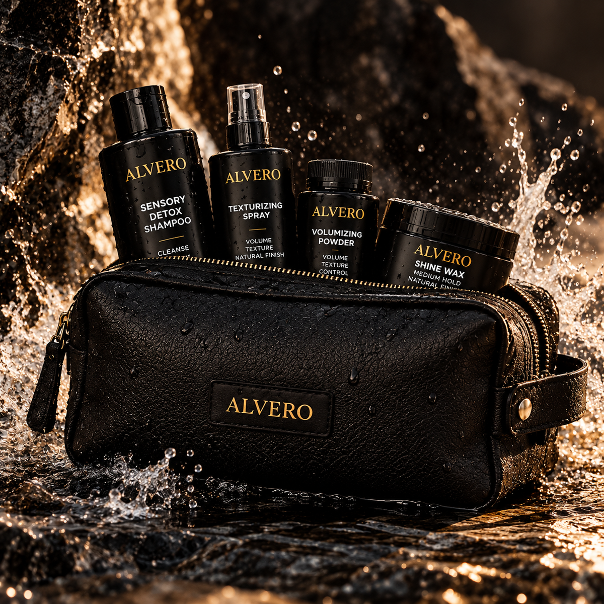 ALVERO SIGNATURE LEATHER BAG