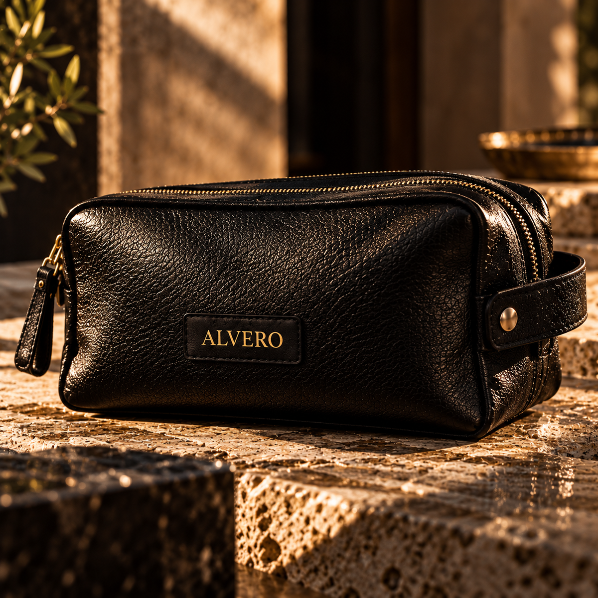 ALVERO SIGNATURE LEATHER BAG