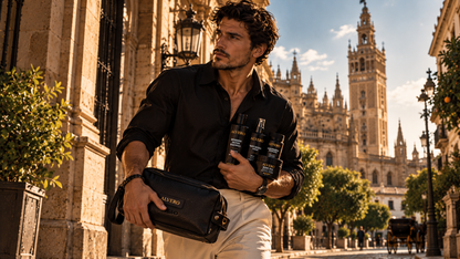 ALVERO SIGNATURE LEATHER BAG